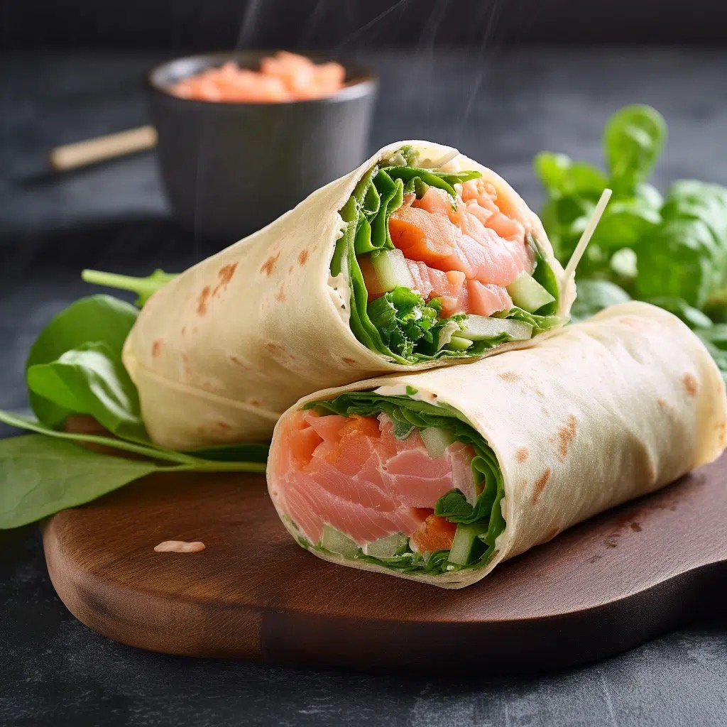 Wraps au saumon